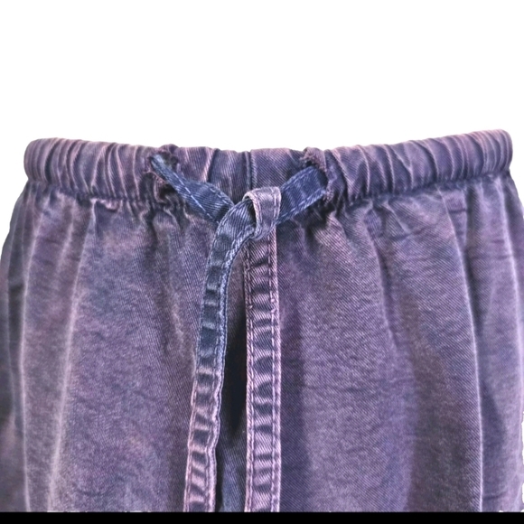 John Paul Richard Uniform  Purple Tie Dye Utility Tencel Y2K Medium Midi Skirt - Picture 6 of 12